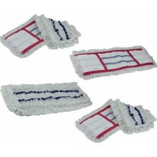 Mediterian Eko Pamuk Nemli Mop 10'lu Paket, 40cm, 80gr, temizlikte pratik ve verimli kullanım sağlar