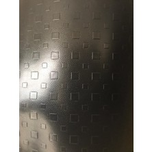 Pvc Dama Siyah Yer Muşambası Oto Zemin Kaplama En: 2m x Boy: 5m