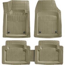 Hyundai Accent Uyumlu Era Havuzlu Universal Paspas Krom Bej Renk Parça