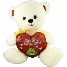 Nessi World Nessiworld PJH2323 Peluş Kalpli Ayı Love You 30 cm