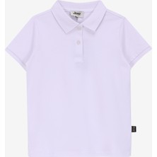 Jeep Düz Beyaz Kadın Polo T-Shirt J4WG-TST7504