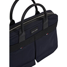 Tommy Hilfiger Lacivert Erkek Laptop Çantası Th Func Nylon Computer Bag