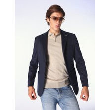 Fabrika Basic Lacivert Erkek Düz Ceket F4WM-CKT 2532