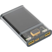 Hızlı Şarj Özellikli 10000 Mah Powerbank Çift USB Çıkışlı ve Type-C Girişli