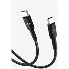 Hızlı Şarj Kablosu, 60W Pd 3A Tip-C Tip-C, K604 Safe