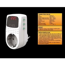 Akım Korumalı Priz Regülatör CT-9187