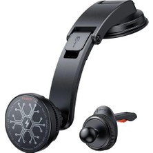 CH-2130 Manyetik Wireless Araç Tutucu-Siyah CH-2130