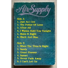 Glory Air Supply Just As I Am Kaset (1979 Dönem Glory Malezya Baskı Kaset)