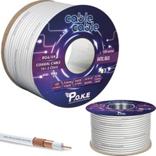 Kablosu Gold Rg6/u4 64TEL 1.02 100MT PK-1089