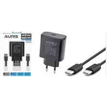 Aleti Turbo Fast Ev Tipi Pd 45WATT 2 In 1 Süper Hızlı KABLO+ADAPTÖRARS-CH35 Type-C Kablo