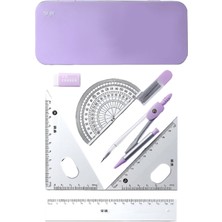 Elodie Matematik I 15CM Cetvel Çizim Araçları Öğrenciler Öğretmenler Için Violet I Kutu (Yurt Dışından)