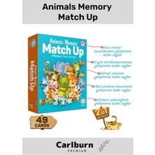 Özel Üretim Zeka Geliştirici Eğitici Çocuk El Göz Kordinasyonu Animals Memory Match Up