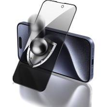 iPhone 15 Pro Max Hayalet Ekran Koruyucu Tam Kapatan 9h Privacy Darbe Emici Iz Yapmaz