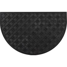 Step Yarım Ay Dış Kapı Paspası Siyah Pvc 45X70