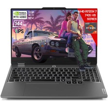 Lenovo Loq 15ARP9 Aı Amd Ryzen 7-7435HS 64GB Ddr5 512GB SSD RTX4060 8gddr6 15.6 IPS 144Hz Fhd Freedos  83JC000UTR-64512 Dizüstü Bilgisayar