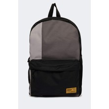 DeFacto Unisex Basic Düz Okul Sırt Çantası Siyah-BK27 Dayanıklı Polyester Materyal ile Ergonomik Tasarım