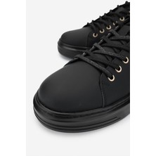 Valmenti Erkek Deri Siyah Sneakers & Spor Ayakkabı 352 21223 Erk Ayk SK24-25 Sıyah Mat