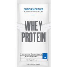 Supplementler Whey Protein 30 gr Tek Kullanımlık 20 Adet - Çilek