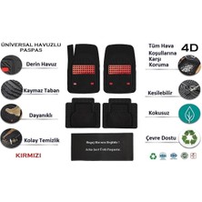 Woodhub Hyundai I10 2023 4d Havuzlu Yeni Nesil Universal Paspas Kırmızı