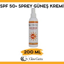 Glow Genix Tüm Cilt Tiplerine Uygun Yüksek Uv Korumalı Leke Önleyici Spf 50 Sprey Güneş Kremi | 200 ml