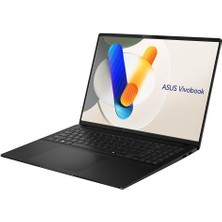 Asus Vivobook S 16 – 16" OLED 3.2k Business Laptop Intel Core Ultra 9 185H Intel Arc Graphics 16GB LPDDR5X Ram 1tb Pcle 4 SSD Win 11 Home Siyah