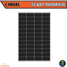 155 Watt Monokristal Güneş Paneli