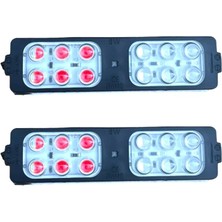 EKT Kırmızı Mavi Power Çakar LED