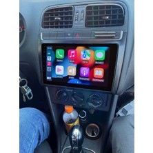 Victor Volkswagen Polo 2010-2017  Android Kablosuz Carplay Navigasyon Multimedya 9 Inch Ekran 4 Gb Ram +64Gb Rom Çerçeveli ve arka görüş kameralı