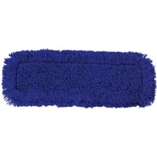 Mediterian Yumuşak ve dayanıklı Orlon Mop 80 cm uzunluk, beyaz, yedek seçenekli, Türkiye menşei