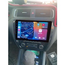 Volkswagen Jetta(2011-2018 Yıl)2Gb Ram 32Gb Rom Hafıza Multimedya Android Sürüm 13 Kablosuz Carplay Navigasyon 10.2 Inç Ekran Çerçeveli ve arka görüş kameralı