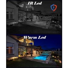 Qromax 3 Kameralı Set - Gece Renkli Gösteren Hareket Algılayan 5MP SONY Lensli 4 Ultra Warm Ledli 1080P FULLHD Güvenlik Kamerası Seti 784W