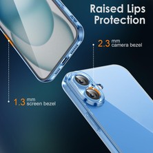 Dexmon iPhone 16 Kılıf Şeffaf Silikon 3D Kamera Korumalı Tpu Slim Fit Tasarım Esnek Renksiz Kapak