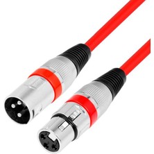 Estello E4004B Erkek-XLR Dişi PVC Ara Kablo 6 mt