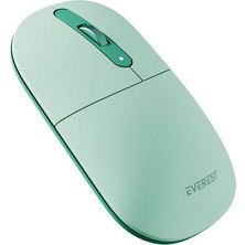 Everest SMW-384 USB Yeşil 2.4ghz Kablosuz Mouse Wireless Mouse Ultra Premium Süper Sessiz