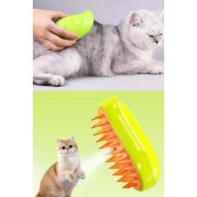 Petlex Buharlı Kedi & Köpek Temizleme Yıkama Masaj Tarağı Fırçası Tüy Toplama Yumuşak Silikon