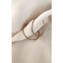 HD Marketim Küpe Halka Model Kararmaz Çelik 316L Lüks Taşlı Kadın Küpe 17054