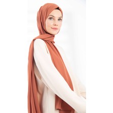 PURE SCARFS Krep Şal Nude