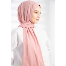 PURE SCARFS Krep Şal Pembe