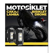 Artvision Kablosuz Mini Çakar Lamba - Kablosuz 7 Renk Çakarlı Lamba Led - Araba Motosiklet Bisiklet