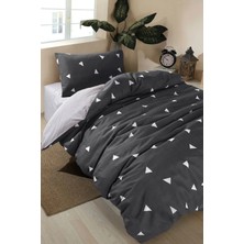 Eponj Home Nevresim Takımı Tek Kişilik Geometrik Gri