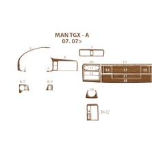 Man Tgx-A Konsol-Maun Kaplama 2007 22 Parça