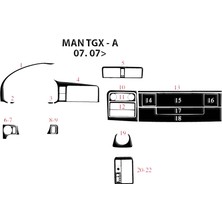 Man Tgx-A Konsol-Maun Kaplama 2007 22 Parça