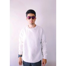 Buticoo Oversize Fit Bisiklet Yaka Basic Sweatshirt