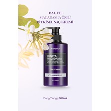 Yoğun Nemlendirici ve Besleyici Saç Kremi KUNDAL Honey&Macadamia Protein Treatment 500ml Ylang Ylang