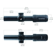 Vector Optics Victoptics S6 1-6X24 Sfp Tüfek Dürbünü Opsl-22