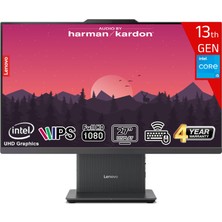 Lenovo Ideacentre Aıo 27IRH9 Intel Core I7-13620H 16GB Ddr5 256GB SSD Intel UHD Graphics 27 Fhd IPS Freedos F0HM00EXTR-16256 Kablosuz Klavye+Mouse Siyah All In One Bilgisayar