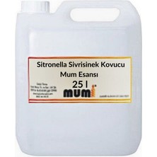 Sitronella Sivrisinek Kovucu Mum Esansı 25 Litre