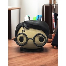 MegArt3D Harry Potter Figürlü Kalemlik, Fırçalık & Masaüstü Organizer – Koleksiyonluk, Hogwarts Temalı Ürün