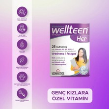 Wellteen D Vitamini, Cranberry, Üzüm Çekirdeği Ekstresi İçeren Genç Kızlara Özel Vitamin Desteği 30 Tablet