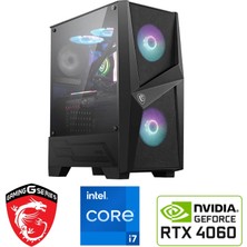 MSI DDR5 GAMİNG PC / 8 GB RTX4060 / i7 14700KF (i7 14.NESİL) / 32 GB DDR5 6000 MHZ RAM / 1 TB M.2 SSD / SIVI SOĞUTMALI / WİN11 PRO